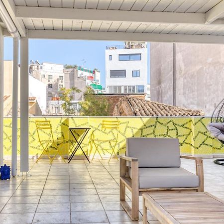 אתונה Chic Rooftop Studio W/ Terrace - Near Acropolis מראה חיצוני תמונה