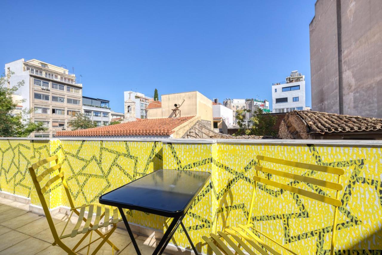 אתונה Chic Rooftop Studio W/ Terrace - Near Acropolis מראה חיצוני תמונה