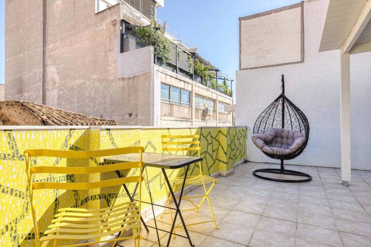 אתונה Chic Rooftop Studio W/ Terrace - Near Acropolis מראה חיצוני תמונה